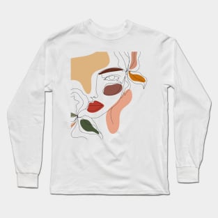 Beautiful Face Long Sleeve T-Shirt